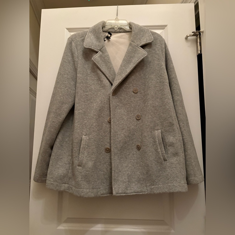 Talbots Women's Gray Pea Coat